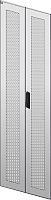 ITK Дверь перфорированная двустворчатая для шкафа LINEA N 42U 600мм серая | код LN35-42U6X-D2P | IEK